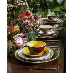 Avocado bowl made of earthenware in brown and green, 14.3 x 14 x 7.5 cm | Tropical Fruits