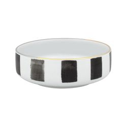 Porcelain cereal bowl in multicolor, Ø 14.1 x 4.9 cm | Sun and shadow