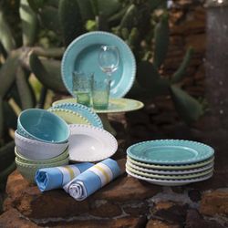 Steingutschale in Hellgrau, 14,5 x 14,5 x 7,6 cm | Schick