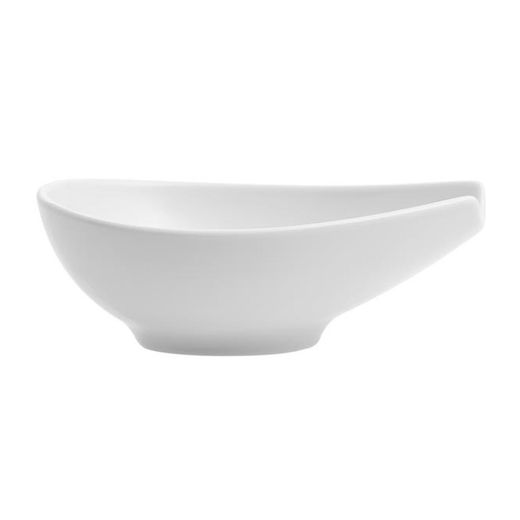 Bol en porcelaine blanche, 13,2 x 9,7 x 4,8 cm | Buffet blanc