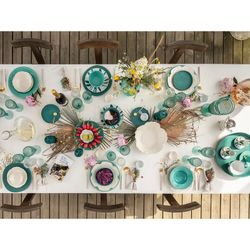 White earthenware bowl L, Ø 17.5 x 6 cm | White cabbage