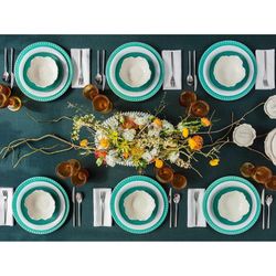 White earthenware bowl L, Ø 17.5 x 6 cm | White cabbage