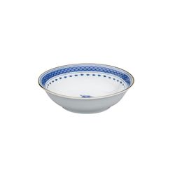 Porcelain fruit bowl in white and blue, 13.6 x 13.6 x 3.7 cm | Cozinha Velha