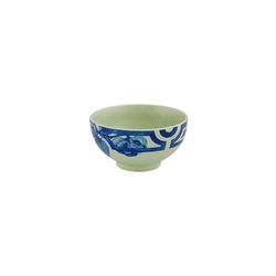 Antique Blue and White Porcelain Vegetable Bowl, 10.4 x 10.4 x 5.4 cm | The Meaning