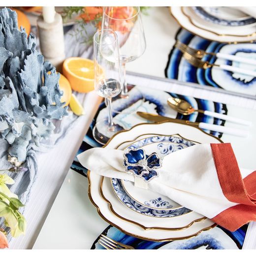 Transatlântica porcelain bowl, Ø14.4x4.8 cm