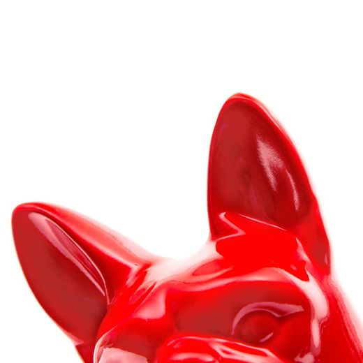 Boston rode polyresin terriër, 43x19x32 cm