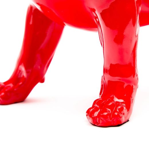 Boston rode polyresin terriër, 43x19x32 cm