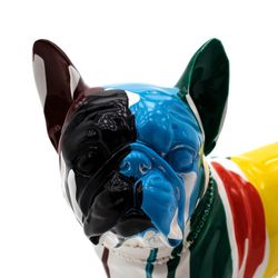 Εκπτωτική συσκευασία με 2 αξιολάτρευτα Boston Terrier σε πολύχρωμη πολυρεζίνη