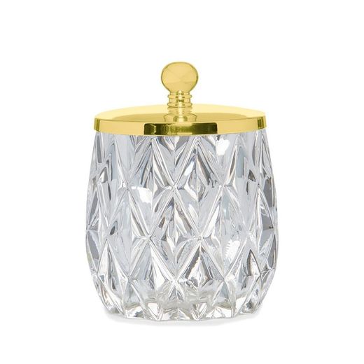 Ensemble de salle de bain en verre gaufré, 4 pièces