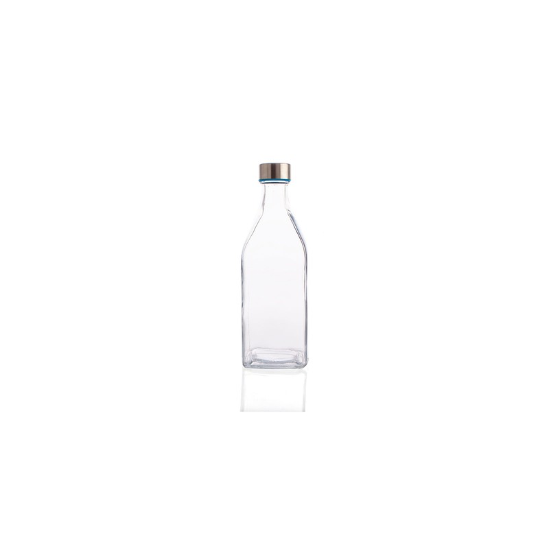 Botella Cuadrada Cristal Quid 1 L.