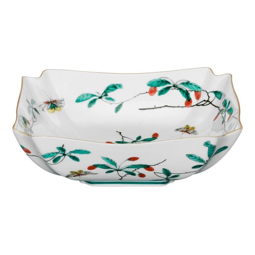 Insalatiera in porcellana Met multicolore, 24,8 x 24,8 x 7,5 cm | Famiglia Verde