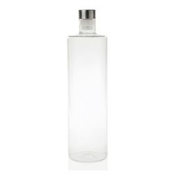 Bouteille ronde en verre et acier inoxydable 1,5 L, Ø 8 x 33,5 cm