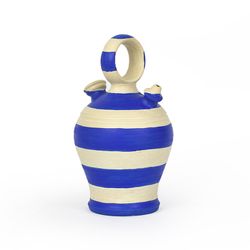 White Clay Pitcher, 15x15x28 cm