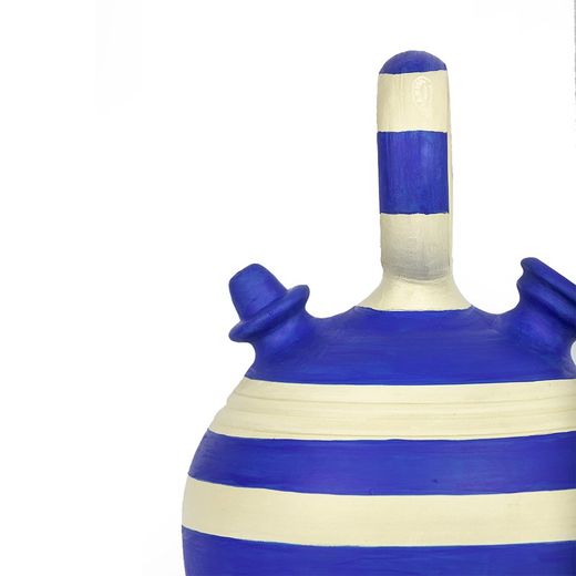 Witte Klei Kan, 23x23x38 cm