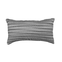 BREDA | Coussin motif zigzag noir et blanc 55 x 30 cm
