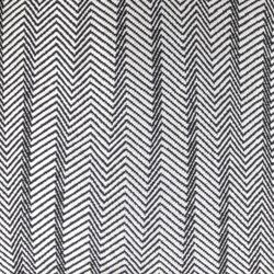 BREDA | Cushion cover with black and white zigzag lines print 45 x 45 cm