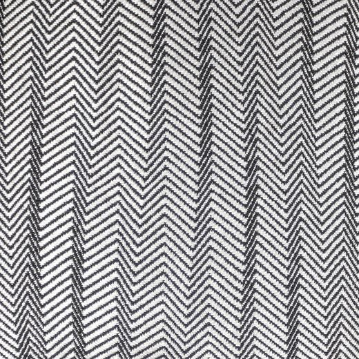 BREDA | Cushion cover with black and white zigzag lines print 45 x 45 cm