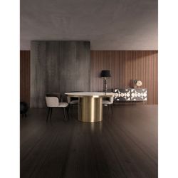 Buffet Athy in legno MDF nero, 160 x 40 x 80 cm