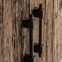 Carrik buffet made of reclaimed wood in natural, 180 x 45 x 88 cm