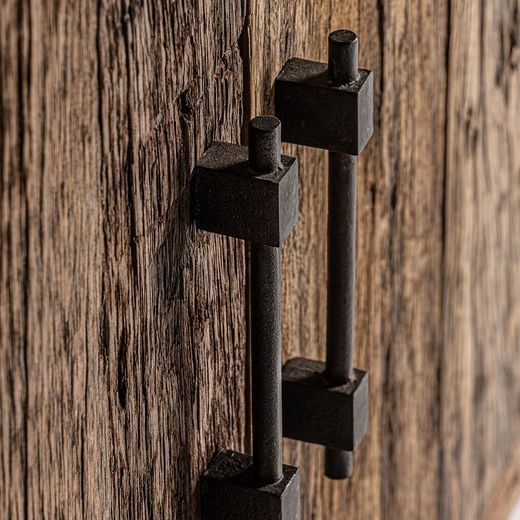 Carrik buffet made of reclaimed wood in natural, 180 x 45 x 88 cm