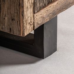 Carrik buffet made of reclaimed wood in natural, 180 x 45 x 88 cm