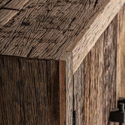 Carrik buffet made of reclaimed wood in natural, 180 x 45 x 88 cm