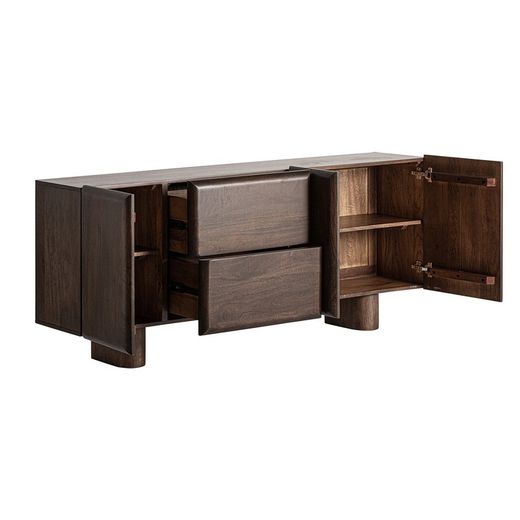 Craigh Brown Mango Wood Buffet, 180 x 40 x 77 cm