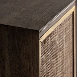 Gondorf buffet in natural mango wood, 160 x 40 x 84 cm