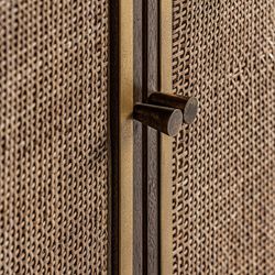 Gondorf buffet in natural mango wood, 160 x 40 x 84 cm