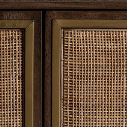 Gondorf buffet in natural mango wood, 160 x 40 x 84 cm