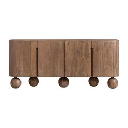 Buffet Laugna em madeira de mangueira natural, 180 x 40 x 81 cm