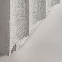 Mulcey Zement-Buffet in Weiß, 180 x 40 x 77 cm