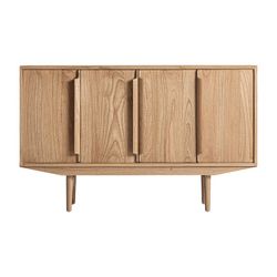 Nyry Mindi wood buffet in natural, 130 x 42 x 82 cm