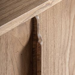 Nyry Mindi wood buffet in natural, 130 x 42 x 82 cm