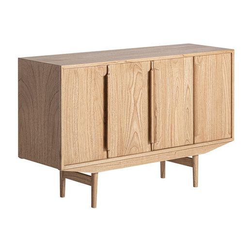 Nyry Mindi wood buffet in natural, 130 x 42 x 82 cm