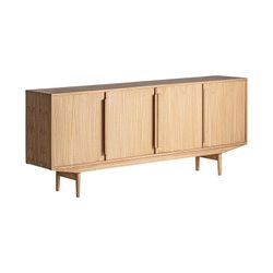 Nyry Mindi wood buffet in natural, 200 x 43 x 83 cm