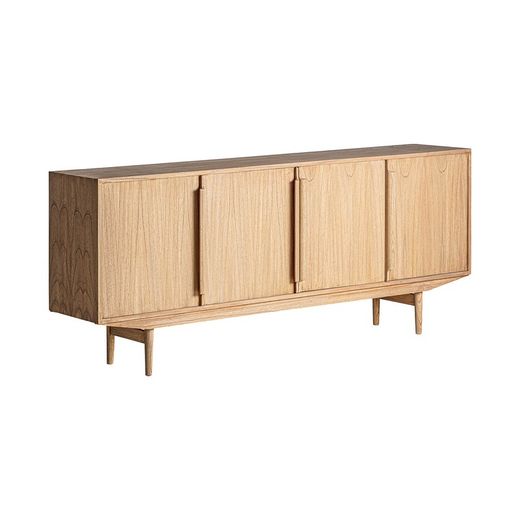 Nyry Mindi wood buffet in natural, 200 x 43 x 83 cm