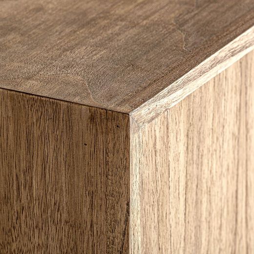 Nyry Mindi wood buffet in natural, 200 x 43 x 83 cm