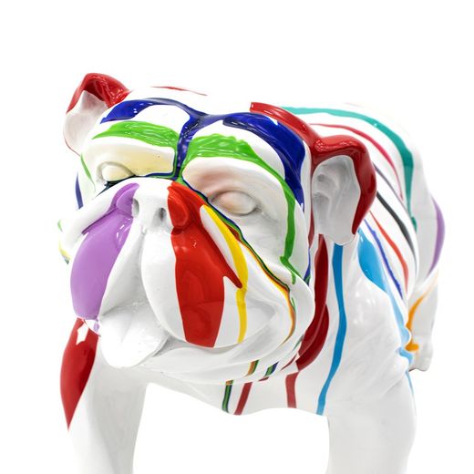 Lot de 2 bouledogues coquins "Tire la langue", 61 x 32 x 38 cm