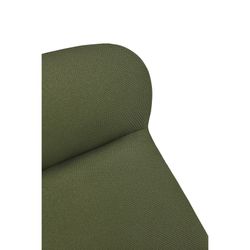 High armchair in dark green fabric, 83 x 81 x 114 cm | Dins