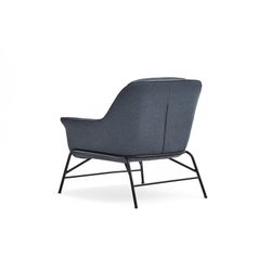 Petrol blue fabric armchair, 88 x 84 x 87 cm | Sadira