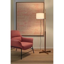 Fauteuil en tissu corail, 88 x 84 x 87 cm | Sadira