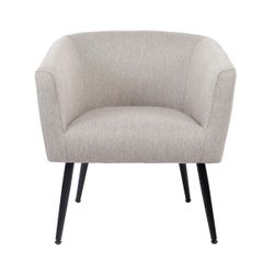 Butaca de tejido en gris, 66 x 64 x 70 cm | Melrose
