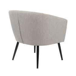 Butaca de tejido en gris, 66 x 64 x 70 cm | Melrose