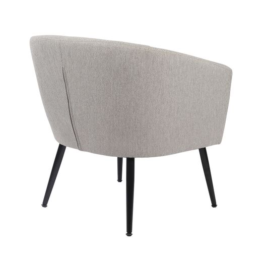 Butaca de tejido en gris, 66 x 64 x 70 cm | Melrose
