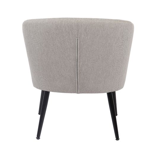 Butaca de tejido en gris, 66 x 64 x 70 cm | Melrose