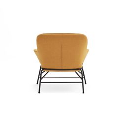 Mustard fabric armchair, 88 x 84 x 87 cm | Sadira