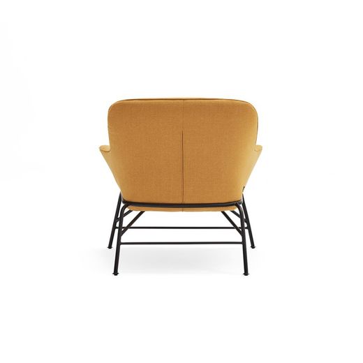 Mustard fabric armchair, 88 x 84 x 87 cm | Sadira