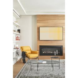 Mustard fabric armchair, 88 x 84 x 87 cm | Sadira