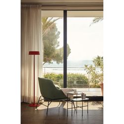 Grayish green fabric armchair, 88 x 84 x 87 cm | Sadira